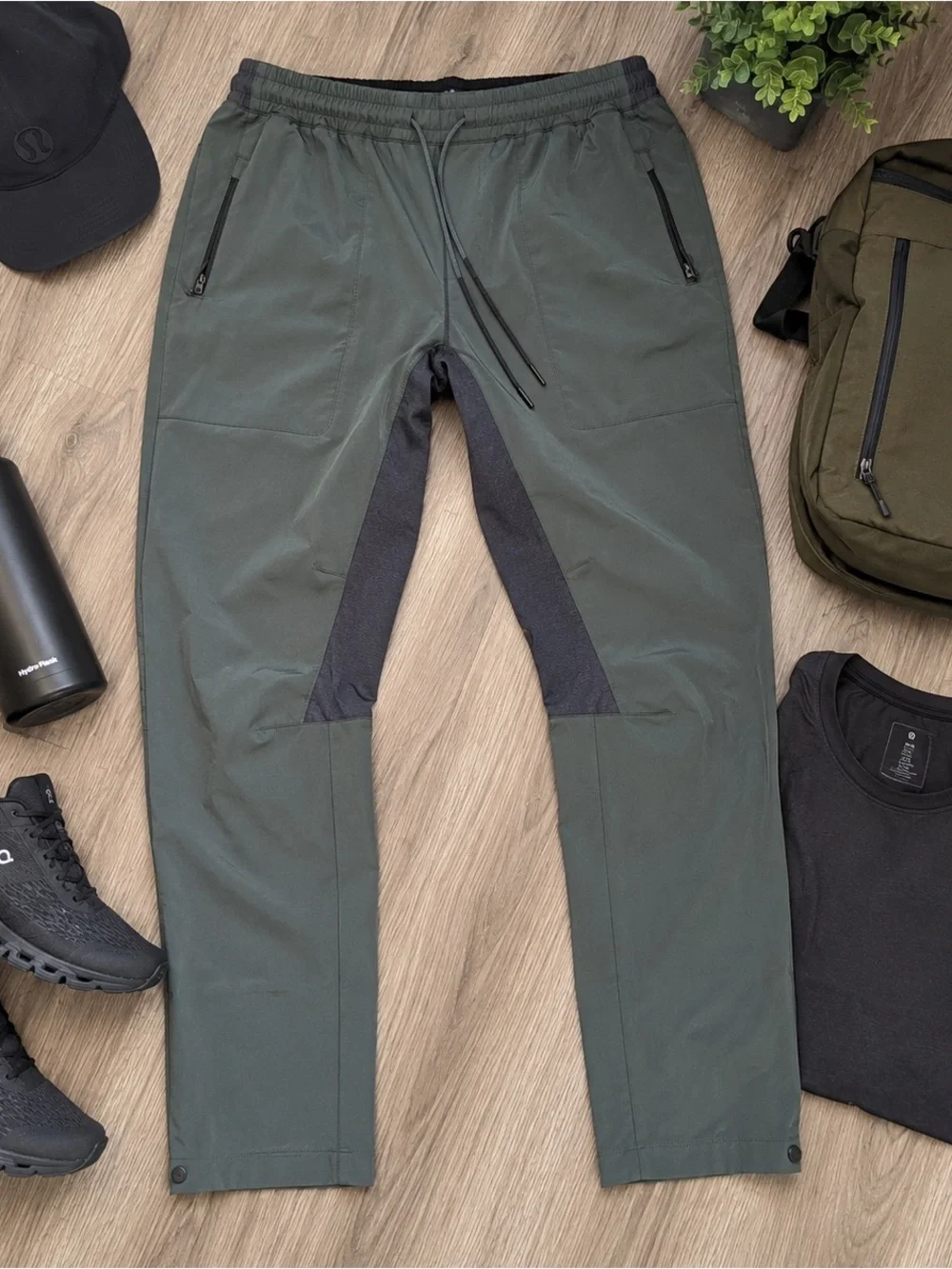 Lululemon License to Train Pants Men's Small Smoked Spruce